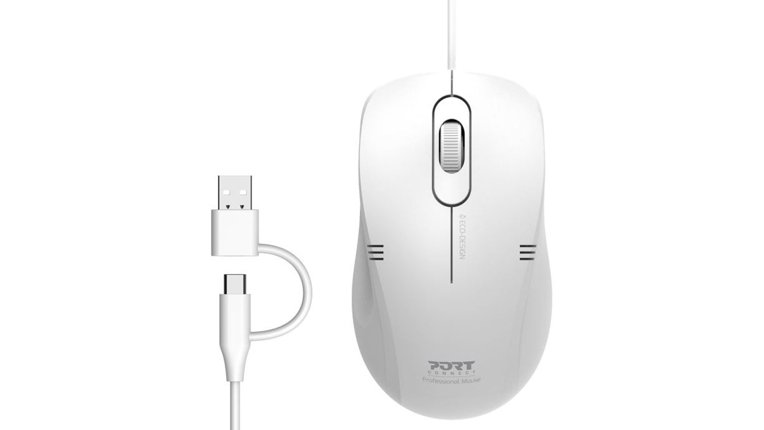 PC my&scaron; PORT DESIGNS PRO LITE ,biela